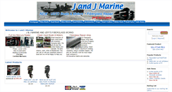 Desktop Screenshot of jandjmarineworks.com
